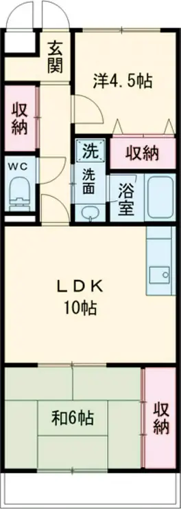 アムールヒルズ 2階階 間取り