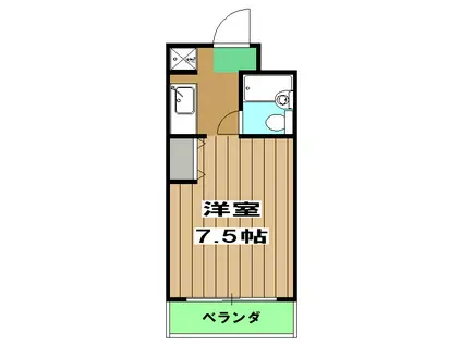 リアライズ桂(1K/4階)の間取り写真