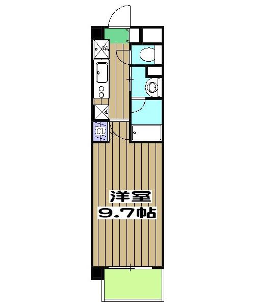 TM IMPRESION(1K/4階)の間取り写真