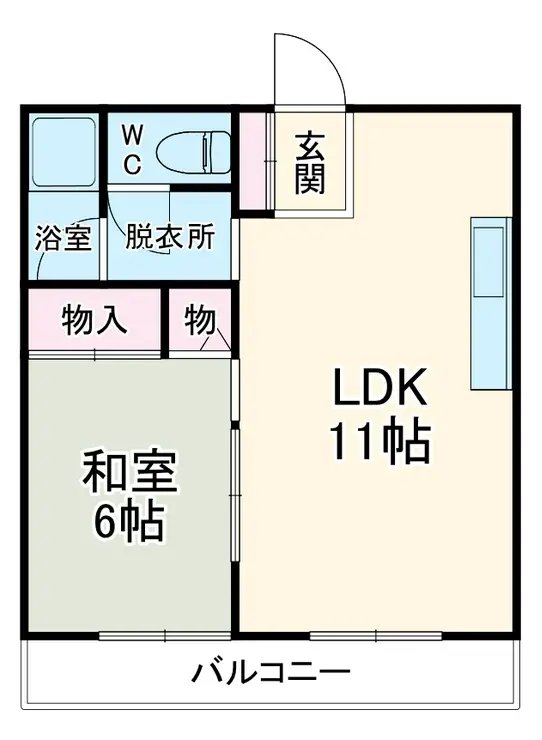 南台レジデンス 3階階 間取り
