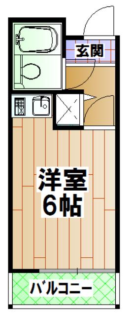 シャルマンフジ和泉大宮弐番館(1K/3階)の間取り写真