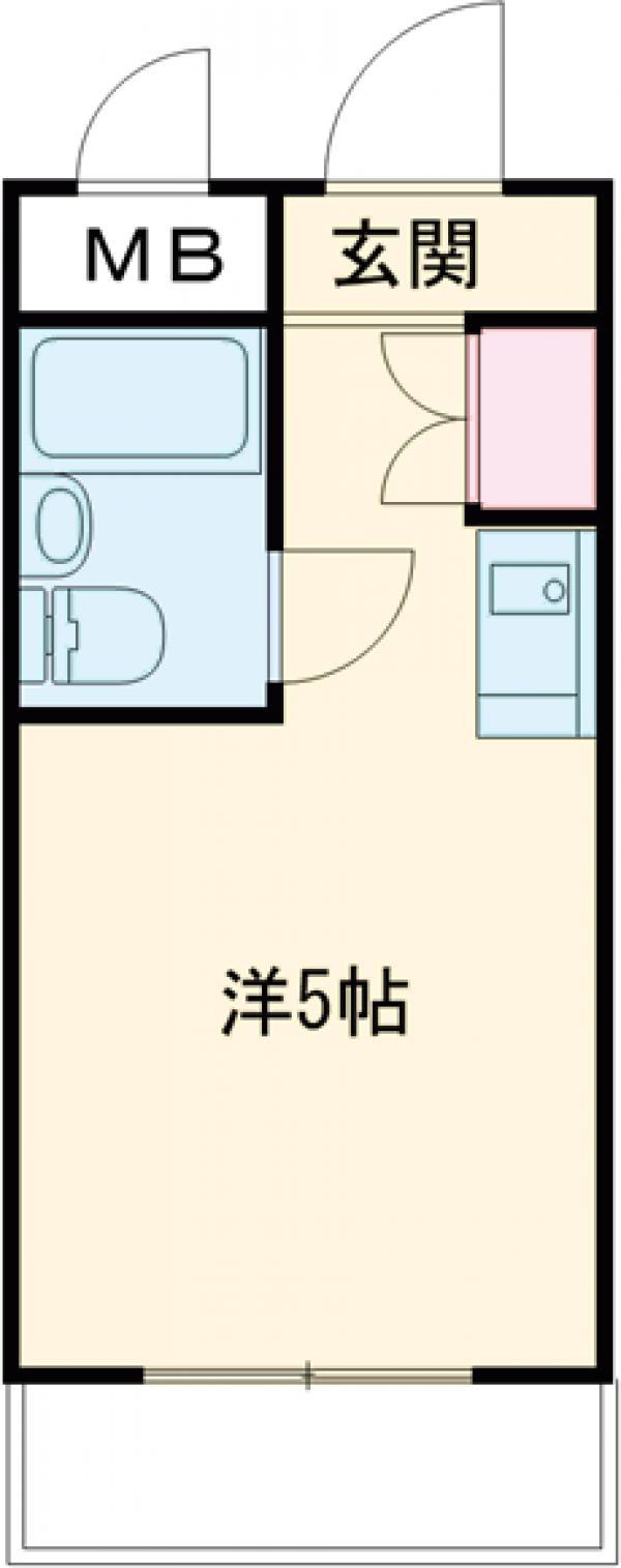 メゾン池袋(ワンルーム/3階)の間取り写真