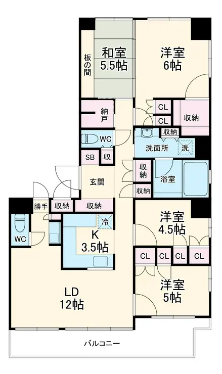横浜三吉町第4レッツビル 6階階 間取り