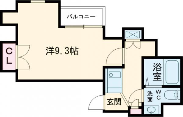 ゼルコバレジデンス(ワンルーム/3階)の間取り写真