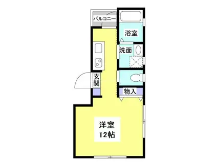 ISORA 一番館(ワンルーム/4階)の間取り写真