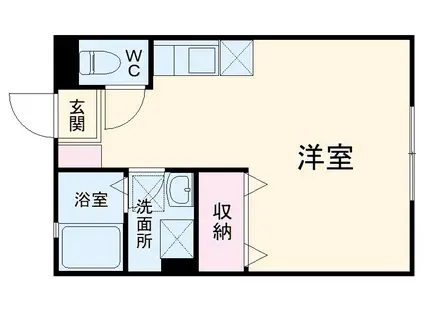 グランメゾン(ワンルーム/1階)の間取り写真