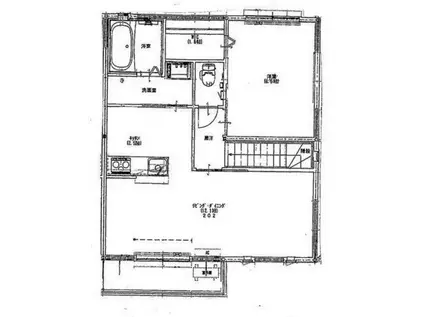 エル・シャダイⅢ(1LDK/2階)の間取り写真