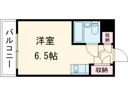 メゾン・ド・セプトル(ワンルーム/2階)の間取り写真