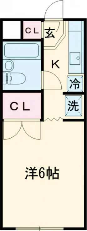 リリエハイム 1階階 間取り