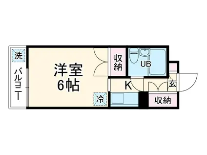 メゾン・ド・サンディーク(ワンルーム/3階)の間取り写真