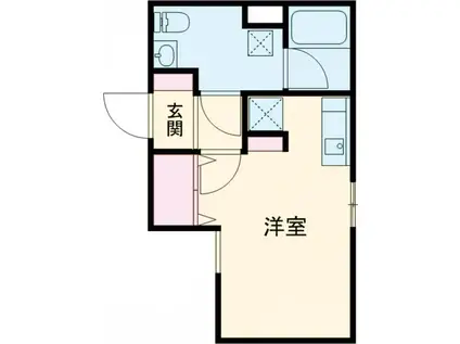 MDM練馬Ⅲ(ワンルーム/1階)の間取り写真