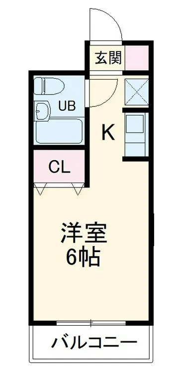 ペティパレス薬園台 4階階 間取り