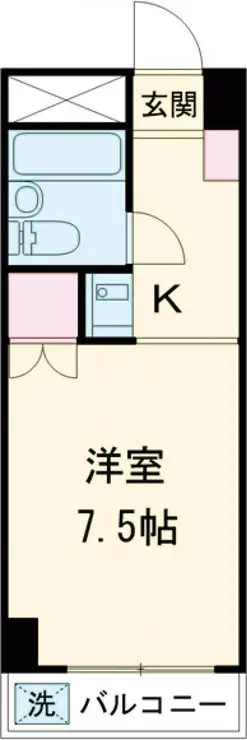 ベルゼ国分寺 4階階 間取り