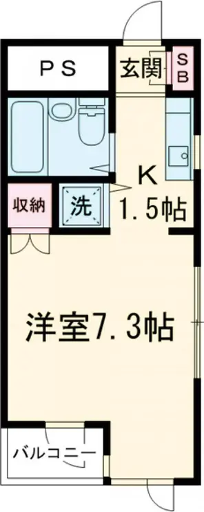 BCメゾン和泉 1階階 間取り
