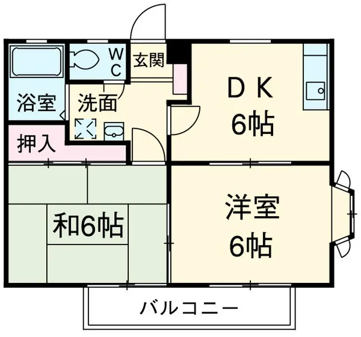 ファミール村田 1階階 間取り