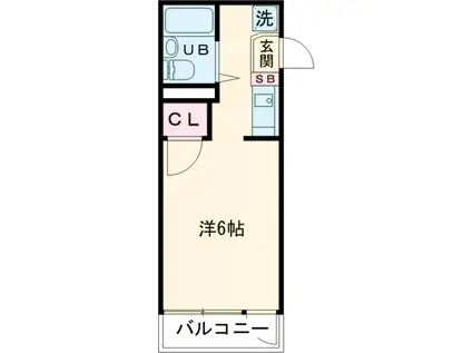 メゾンイトウ(ワンルーム/1階)の間取り写真