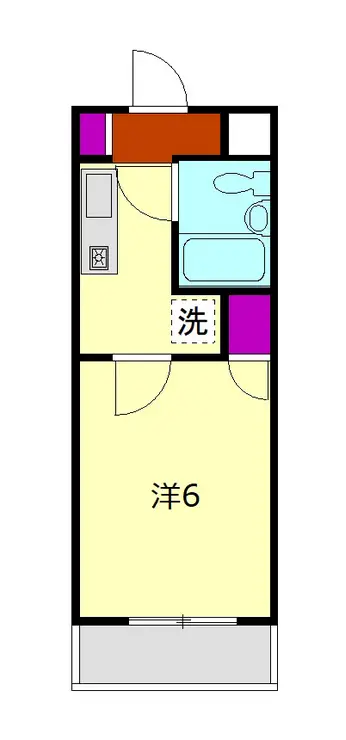カナレハイツ 3階階 間取り