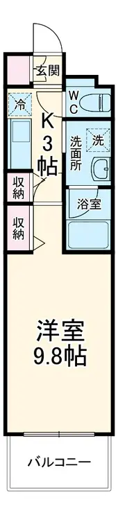 ラ・クールさいたま 4階階 間取り