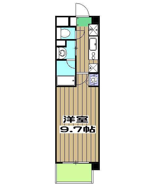 TM IMPRESION(1K/6階)の間取り写真