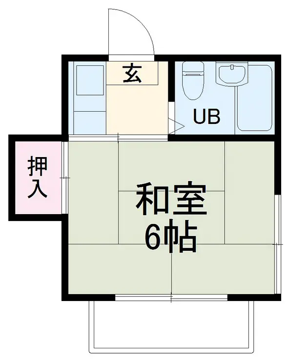 ハイツ恵利佳 1階階 間取り
