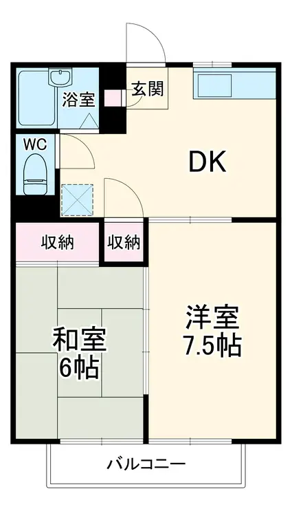 ハイム湘南 1階階 間取り