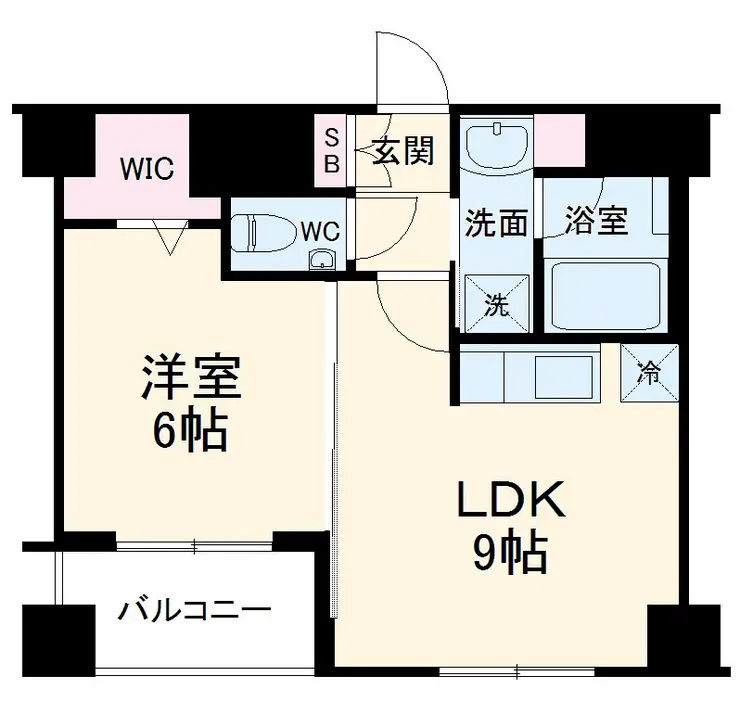 ソアラノーム北浦和 5階階 間取り