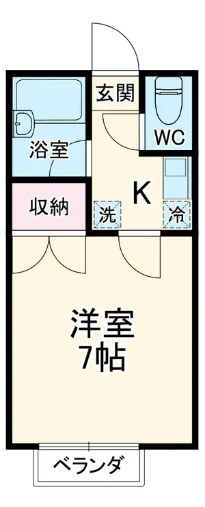 カーサエトワール 2階階 間取り