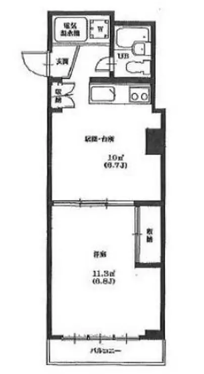 長者町ビジネスマンション 5階階 間取り