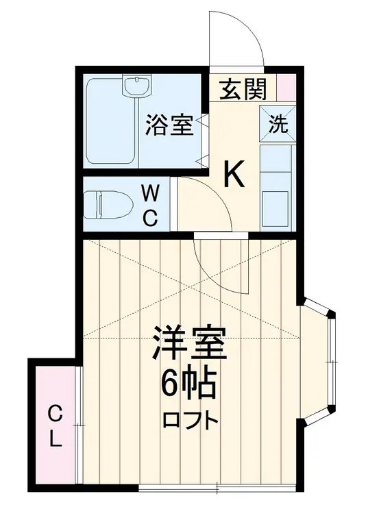 アネックス東川口10期 1階階 間取り