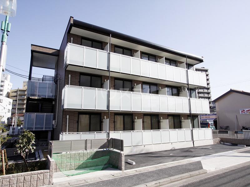 レオパレス植田南(1K/1階)の外観写真