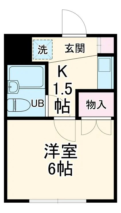 アーチス相模大野 1階階 間取り