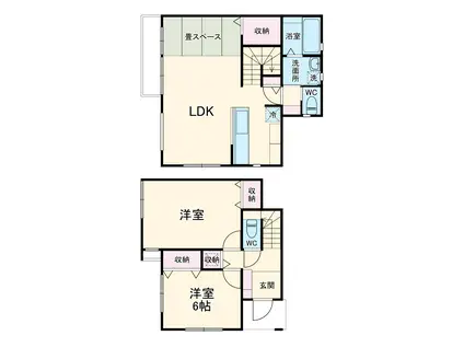 ｂｉｊｏｕ奏の杜(2LDK)の間取り写真