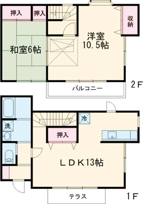 アビタメゾン(2LDK)の間取り写真