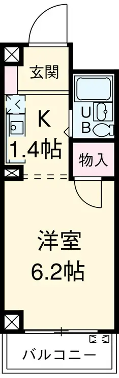 ヴェルドミール 3階階 間取り