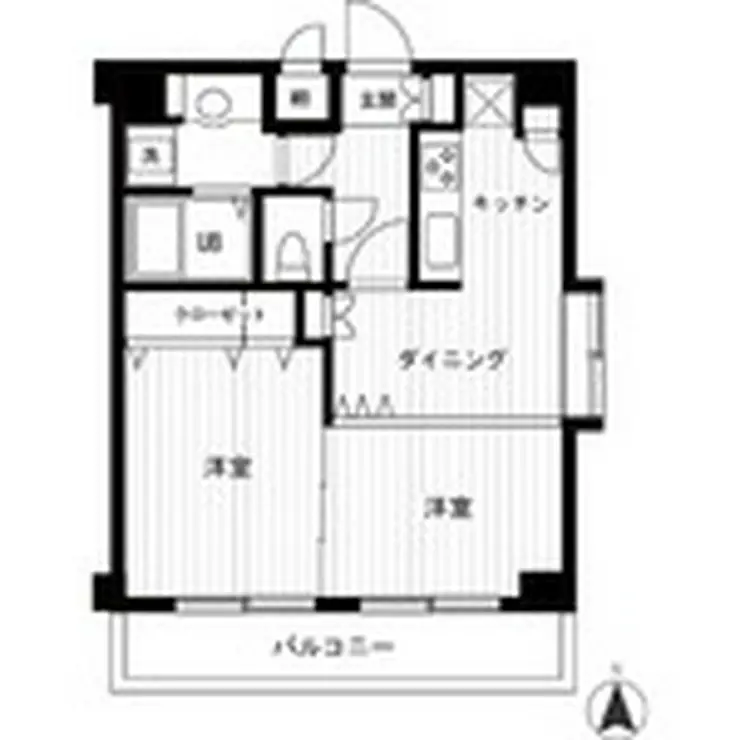 エスコート中野大和町 5階階 間取り