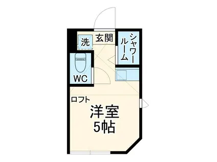 マグニフィセント鶴見(ワンルーム/1階)の間取り写真