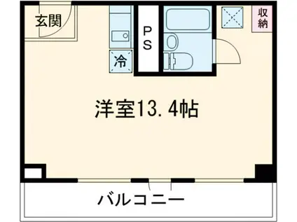 フェニックス瑞雲(ワンルーム/3階)の間取り写真