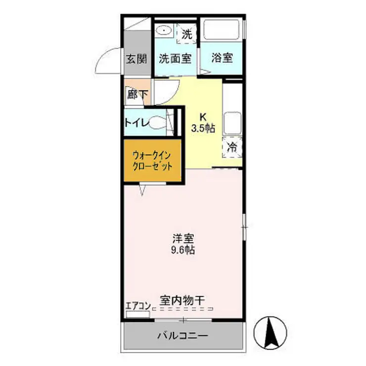 グランメール南台 3階階 間取り