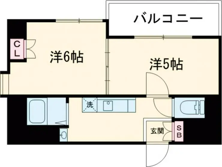エスコート代田橋 8階階 間取り