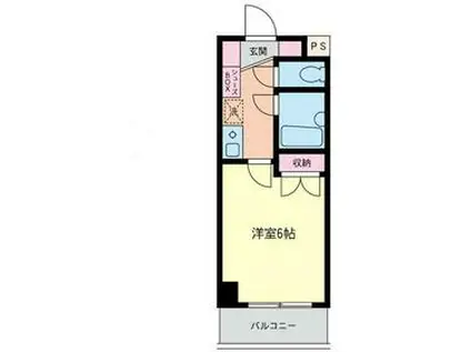 相生パレス(1K/3階)の間取り写真