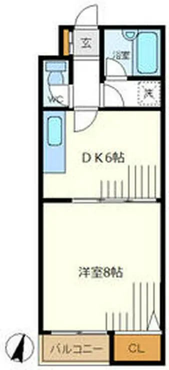 モーリスビル 2階階 間取り