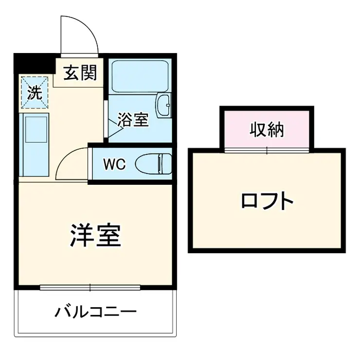 イオボヌール七里ヶ浜 2階階 間取り