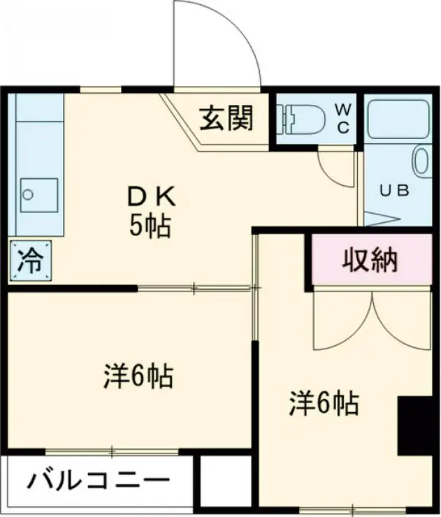 サンライズコーポ町田 1階階 間取り