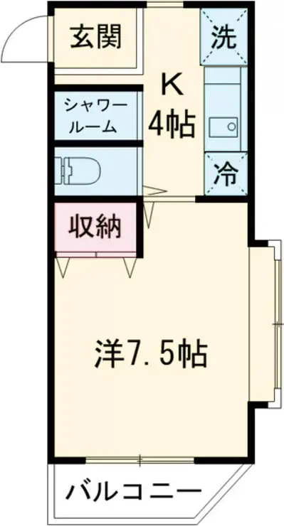 メゾンドA2 5階階 間取り