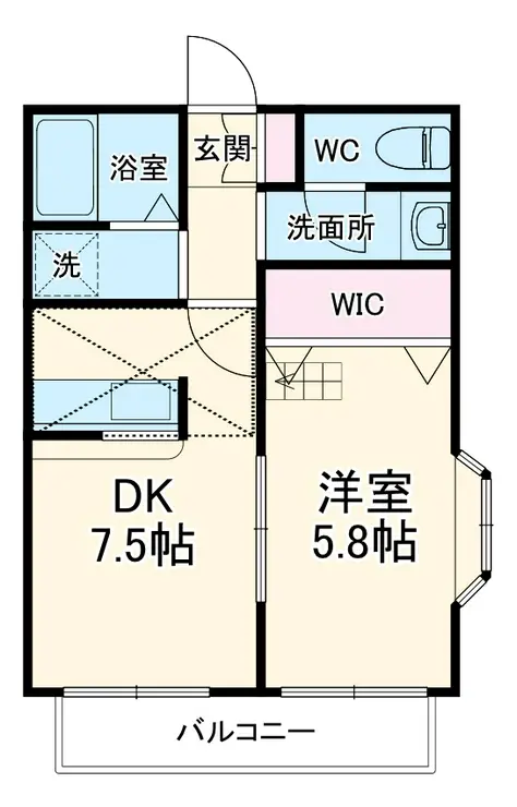 プレステージ11番館 2階階 間取り