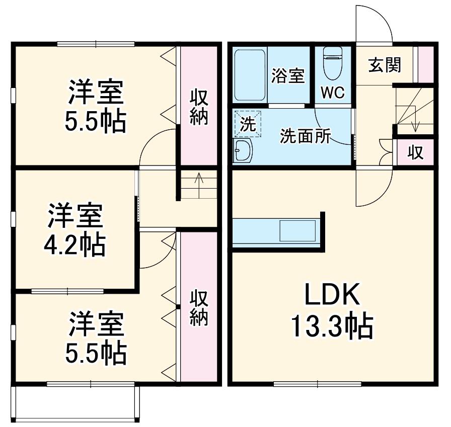 ライオパーク(3LDK)の間取り写真