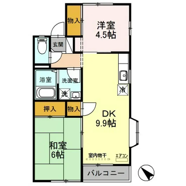 フォアシュピールハイムB 1階階 間取り
