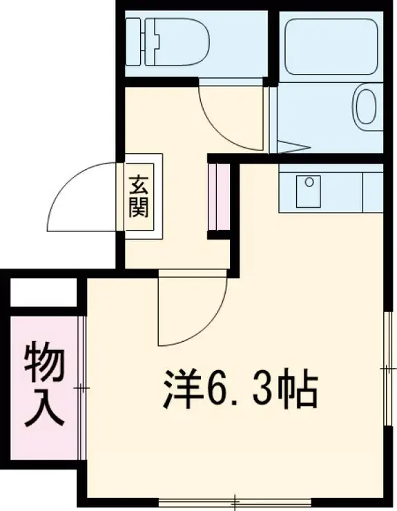 武蔵ビル 3階階 間取り