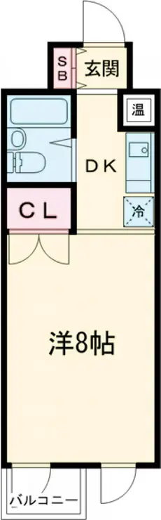 富士見マンション 1階階 間取り