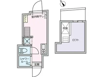 TRアーバンプレイス高田馬場Ⅰ(ワンルーム/2階)の間取り写真